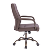 KORD ΚΑΡΕΚΛΑ ΓΡΑΦΕΙΟΥ ΚΑΦΕ GUNMETAL 58.5x65x104