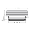 COSMOS 4 Κρεβάτι Ελληνικής Κατασκευής 208x210xH104cm (Για Στρώμα 160x200)