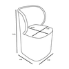 NEST ΚΑΡΕΚΛΑ ΦΥΣΙΚΟ 55x56x76.5