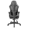FUSION ΚΑΡΕΚΛΑ GAMING ΓΡΑΦΕΙΟΥ ΜΑΥΡΟ 50x74x137