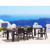 VEGAS BROWN 100X260/300Χ75εκ. ΕΠΕΚΤ.ΤΡΑΠΕΖΙ