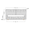 LUXX Κρεβάτι Ελληνικής Κατασκευής 228x222xH104cm (Για Στρώμα 160x200cm)