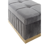 ICTUS ΣΚΑΜΠΟ SET 2ΤΕΜ ΜΑΥΡΟ ΓΚΡΙ 90x42x44