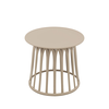 BASKET COFFEE TABLE ΓΚΡΙ ΑΝΟΙΧΤΟ 49.5x49.5x44