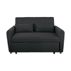 MOTTO Καναπές - Κρεβάτι Σαλονιού - Καθιστικού, Ύφασμα Ανθρακί 140x86x86 / Κρεβ.118x189x45cm