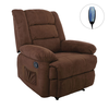 JULIA Massage Πολυθρόνα Relax Σαλονιού - Καθιστικού, Ύφασμα Καφέ