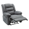JULIA Massage Πολυθρόνα Relax Σαλονιού - Καθιστικού, Ύφασμα Γκρι