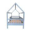 DREAM Montessori Παιδικό Κρεβάτι, για Στρώμα 90x190cm, Ξύλο Πεύκου Απόχρωση Γαλάζιο