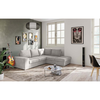 EDDI ΚΑΝΑΠΕΣ ΚΡΕΒΑΤΙ ΓΩΝΙΑ ΔΕΞΙΑ TAUPE 248x213x90