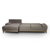 NATURA ΚΑΝΑΠΕΣ ΚΡΕΒΑΤΙ ΓΩΝΙΑ ΑΡΙΣΤΕΡΗ TAUPE 283x164x90
