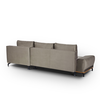 NATURA ΚΑΝΑΠΕΣ ΚΡΕΒΑΤΙ ΓΩΝΙΑ ΔΕΞΙΑ TAUPE 283x164x90