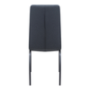 Καρέκλα τραπεζαρίας Fina ανθρακί ύφασμα - μεταλλικό μαύρο πόδι 43x58x95εκ.