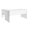 Γραφείο διευθυντικό Rio γωνιακό αναστρέψιμο χρώμα λευκό 160x144x75εκ.
