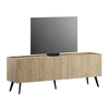 Έπιπλο τηλεόρασης Luna χρώμα florida oak 180x41x62εκ.