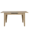 Τραπέζι Trendline επεκτεινόμενο χρώμα oak 120/150x70x75εκ.