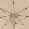Ομπρέλα κήπου Dylan αλουμινίου χρώμα εκρού 3x3m.