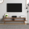 Έπιπλο τηλεόρασης Lotus χρώμα καρυδί 120x30x40εκ.