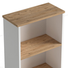 Βιβλιοθήκη Flora χρώμα white - oak 52x25x80εκ.
