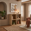 Βιβλιοθήκη Cube χρώμα sapphire oak 60x30x60εκ.