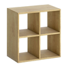 Βιβλιοθήκη Cube χρώμα sapphire oak 60x30x60εκ.