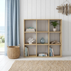 Βιβλιοθήκη Cube χρώμα sapphire oak 90x30x90εκ.