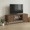 Έπιπλο τηλεόρασης Etna χρώμα καρυδί 120x30x45εκ.