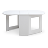 Τραπέζι Winslet επεκτεινόμενο χρώμα λευκό 34(63+63)x80x76εκ.