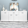 Μπουφές Joseph χρώμα λευκό 177x40x76εκ.