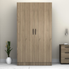 Ντουλάπα ρούχων Victoria δίφυλλη χρώμα καρυδί 100x60x181εκ.