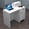 Γραφείο υποδοχής - reception Merlin χρώμα λευκό 110x50x101,8εκ.
