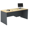 Γραφείο επαγγελματικό Venturo χρώμα ανθρακί - φυσικό οξιάς 180x80x75εκ.