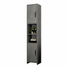 Kitchen - Bathroom Cabinet Vero Grey Concrete 35x29.6x180 cm