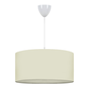 Φωτιστικό οροφής Monahan υφασμάτινο μονόφωτο χρώμα εκρού 38x20x70εκ.