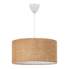 Φωτιστικό οροφής Monahan E27 γιούτα μονόφωτο χρώμα μπεζ 38x21x70εκ.