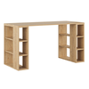 Γραφείο εργασίας Colmar χρώμα sapphire oak 140x60x75εκ