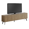 Έπιπλο τηλεόρασης Dune χρώμα ανοιχτό καρυδί 180x29,6x50εκ.