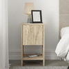 Κομοδίνο Ema χρώμα travertine 30x30x55εκ.