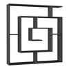 Βιβλιοθήκη Labirent χρώμα ανθρακί 125x22x129εκ.