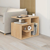 Βοηθητικό τραπεζάκι Labirent χρώμα φυσικό οξιάς 54x40x45εκ.