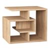 Βοηθητικό τραπεζάκι Labirent χρώμα φυσικό οξιάς 54x40x45εκ.