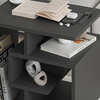 Βοηθητικό τραπεζάκι Labirent χρώμα ανθρακί 54x40x45εκ.