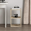 Κομοδίνο - Τραπεζάκι βοηθητικό Lonie χρώμα travertine 34x30x55εκ.