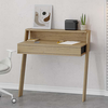 Γραφείο εργασίας Cowork χρώμα φυσικό οξιάς 94x50x91εκ.
