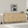 Μπουφές Dune χρώμα φυσικό οξιάς 184x35x77,4εκ.