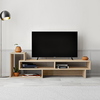 Έπιπλο τηλεόρασης Tetra χρώμα φυσικό οξιάς 136,7x40x42εκ.