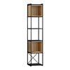 Βιβλιοθήκη Vale Mini χρώμα silky black - sapphire oak 36,2x39x179εκ.