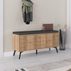 Παπουτσοθήκη Dune χρώμα sapphire oak 107x35x55εκ.