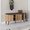 Παπουτσοθήκη Dune χρώμα sapphire oak 107x35x55εκ.