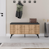 Παπουτσοθήκη Dune χρώμα sapphire oak 107x35x55εκ.