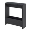 Τραπεζάκι βοηθητικό Simpi χρώμα black wood 55x20x60εκ.